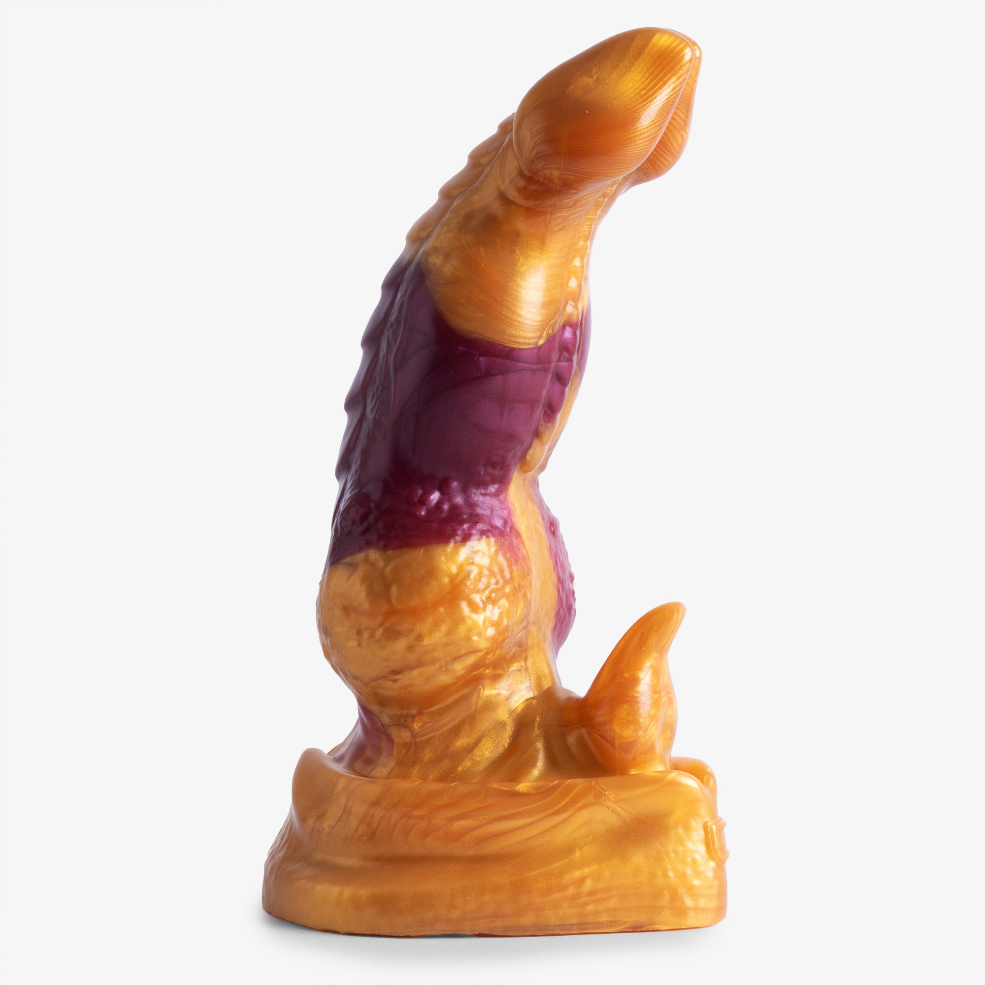 Le Dragon : Godemichet Nœud IV - Petite Taille - Fermeté Super Souple - Prêt à l'emploi