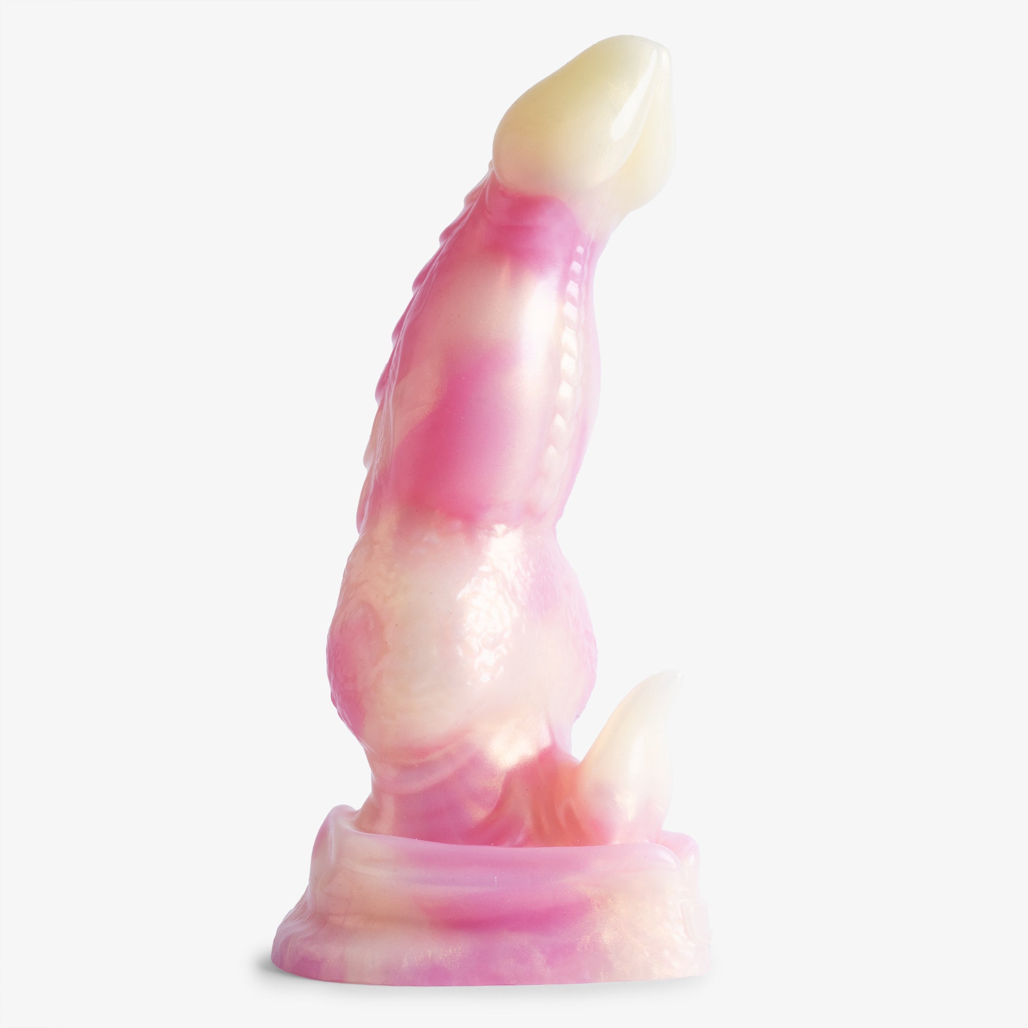 Le Dragon: Dildo Nœud IV - Taille Moyenne - Fermeté Super Douce - Prêt à l'emploi