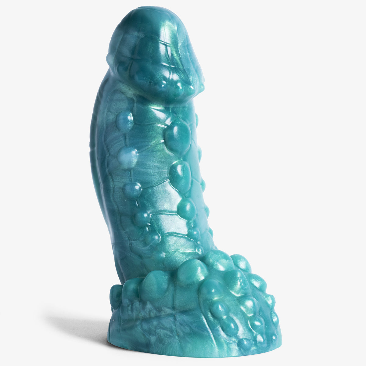 Goblin II Dildo - Medium Size - Super Soft Firmness - Ready Made, side view, platinum-cure silicone dildo