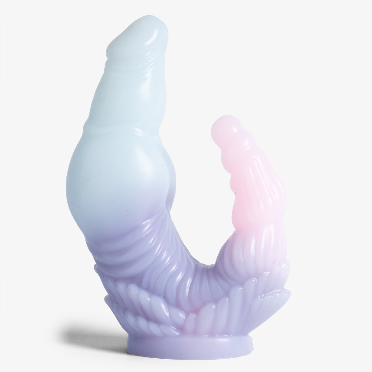 The Capricorn Dildo - Large Size - Medium Firmness - Ready Made, angled view, platinum-cure silicone dildo