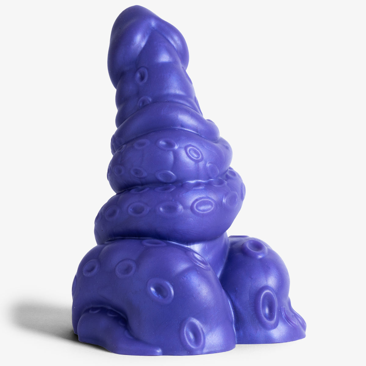 The Entrapped: Tentacle Dildo - Medium Size - Super Soft Firmness - Ready Made - Almost Perfect, front view, platinum-cure silicone dildo