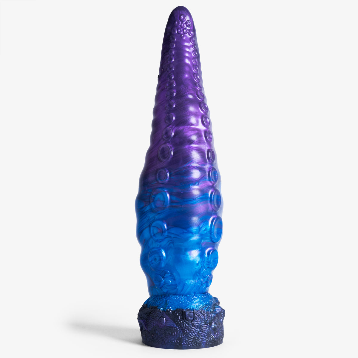 Tentacle Knot - Large Size - Super Soft Firmness - Ready Made, front view, platinum-cure silicone dildo