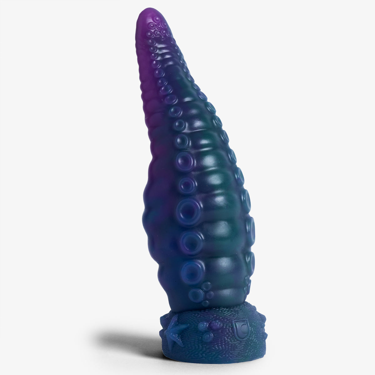 Tentacle Knot - Small Size - Squishy Soft Firmness - Ready Made, front view, platinum-cure silicone dildo