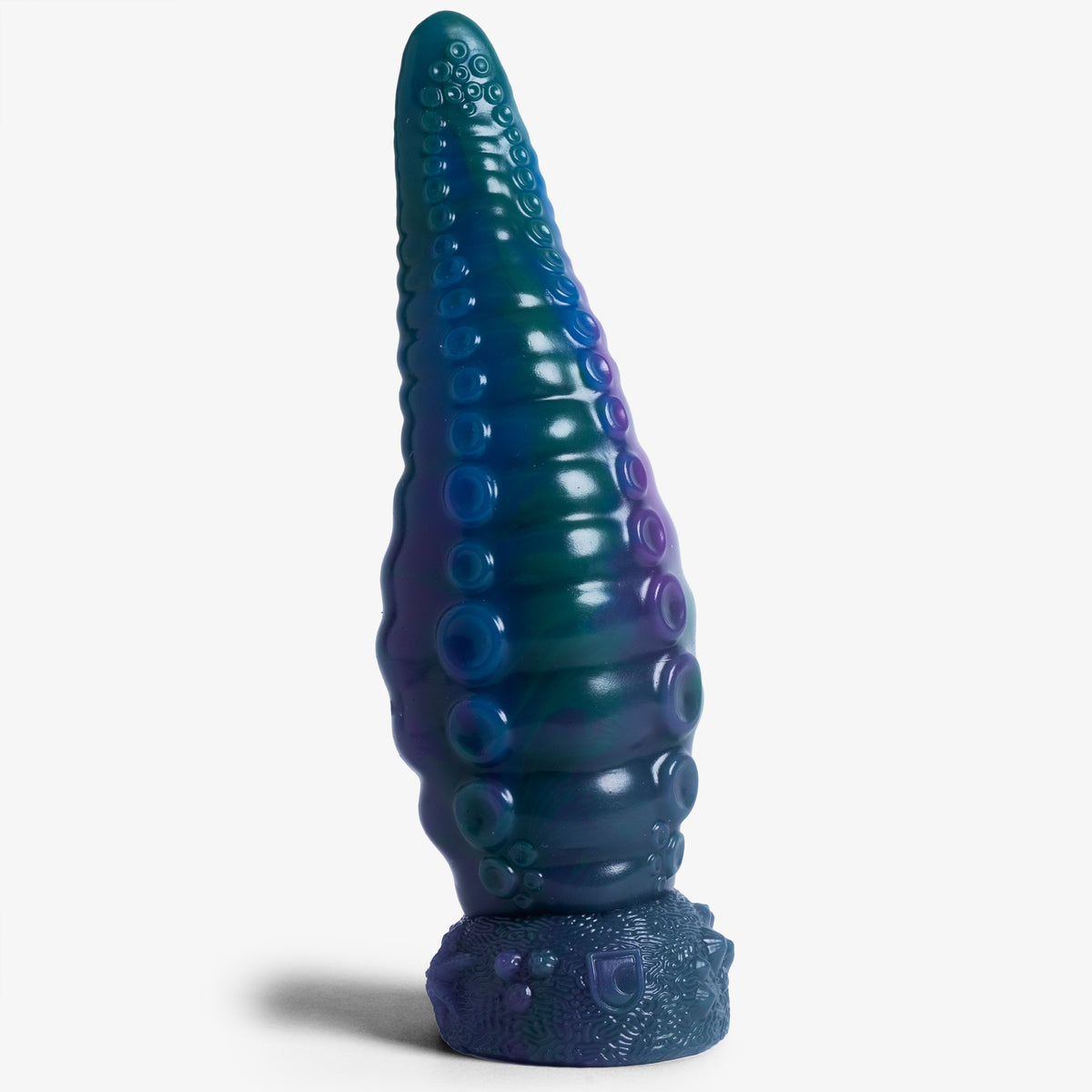 Tentacle Knot - Small Size - Squishy Soft Firmness - Ready Made, front view, platinum-cure silicone dildo