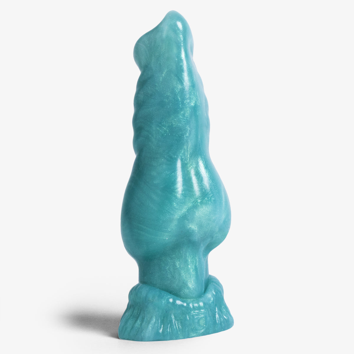 The Knot - X Small Size - Super Soft Firmness - Ready Made, front view, platinum-cure silicone dildo