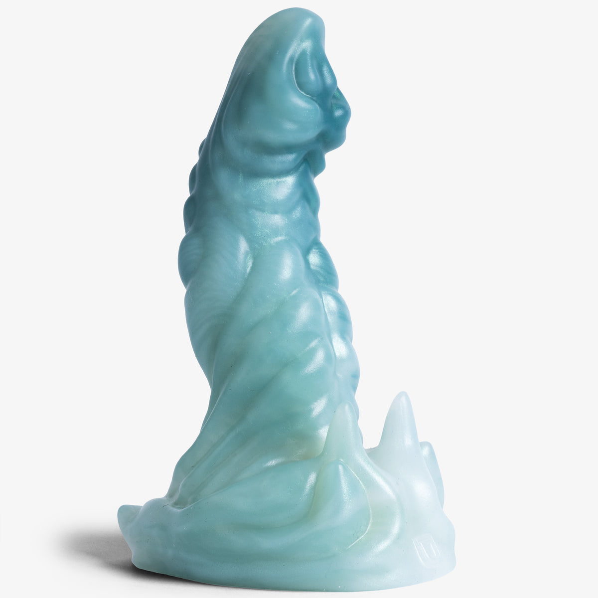 The Arbora - Medium Size - Super Soft Firmness - Ready Made, side angle view, platinum-cure silicone dildo