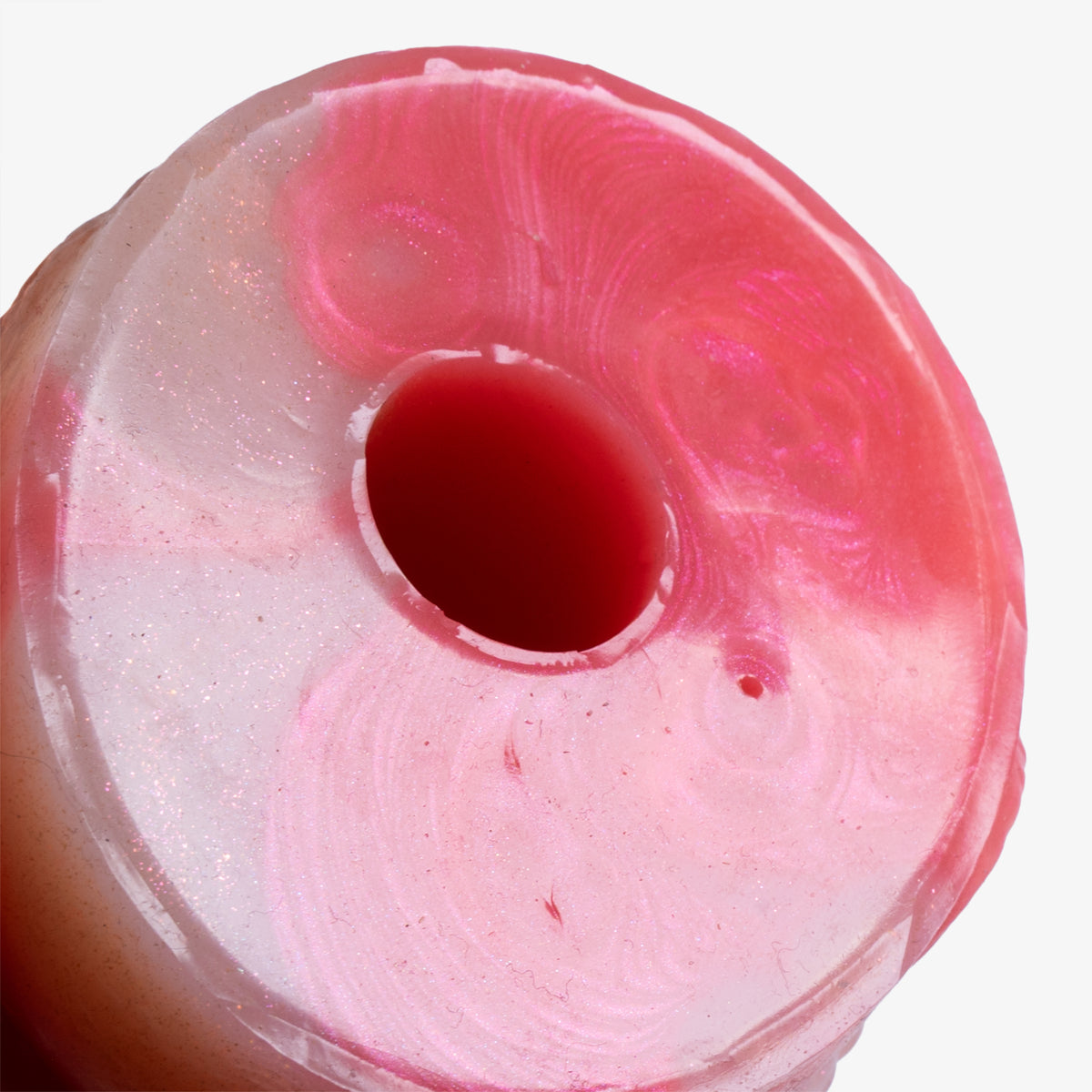 Tentacle Ovipositor - Small Size - Super Soft Firmness - Ready Made - Almost Perfect, held in hand, platinum-cure silicone dildo