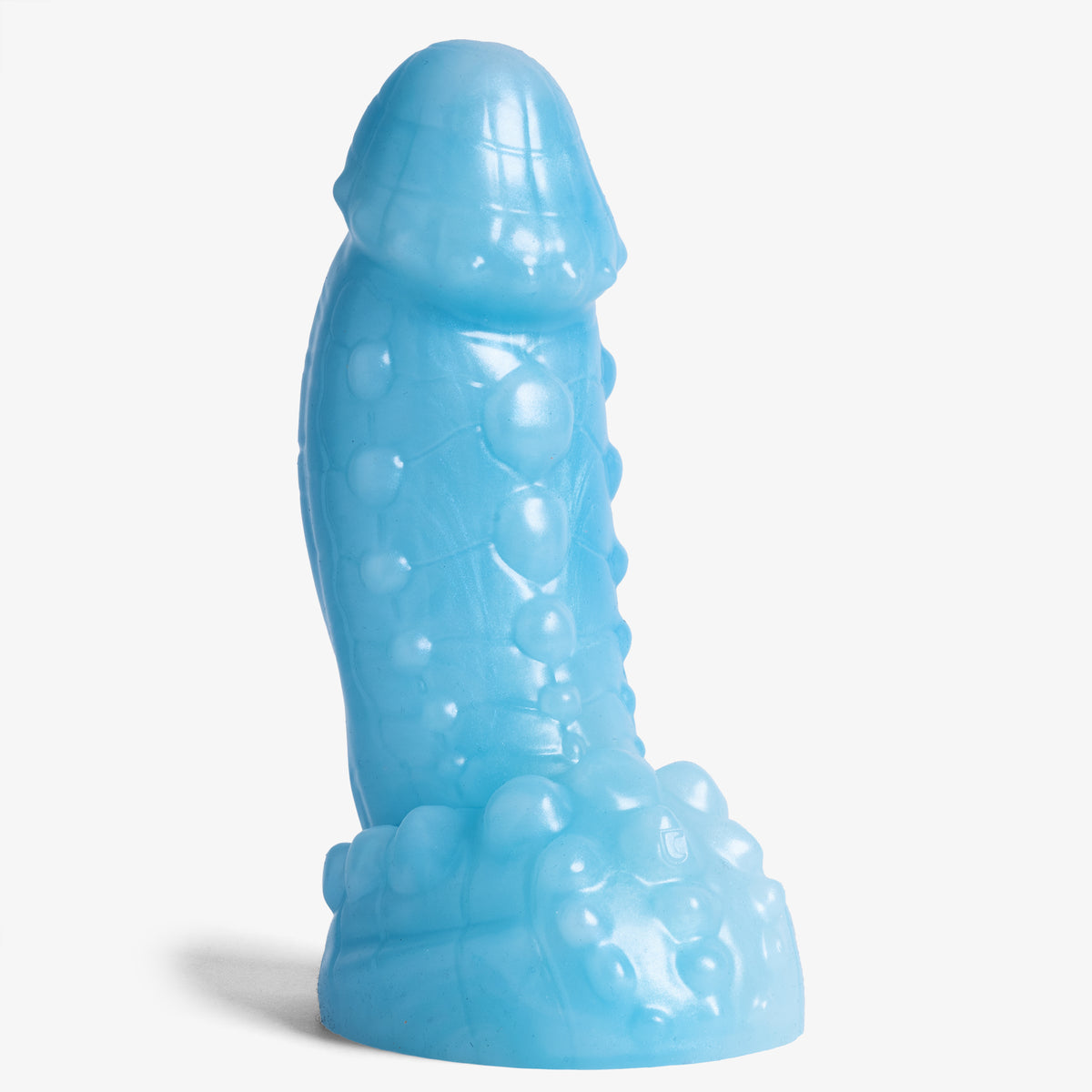 Goblin II Dildo - Medium Size - Super Soft Firmness - Ready Made, front view, platinum-cure silicone dildo