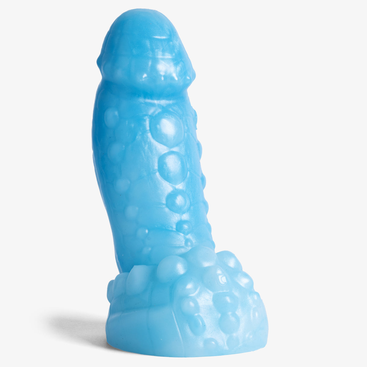 Goblin II Dildo - Small Size - Super Soft Firmness - Ready Made, front view, platinum-cure silicone dildo