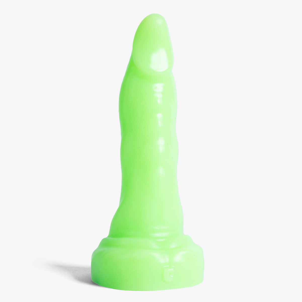 The Dragon - X Small Size - Super Soft Firmness - Ready Made - Almost Perfect, front view, platinum-cure silicone dildo