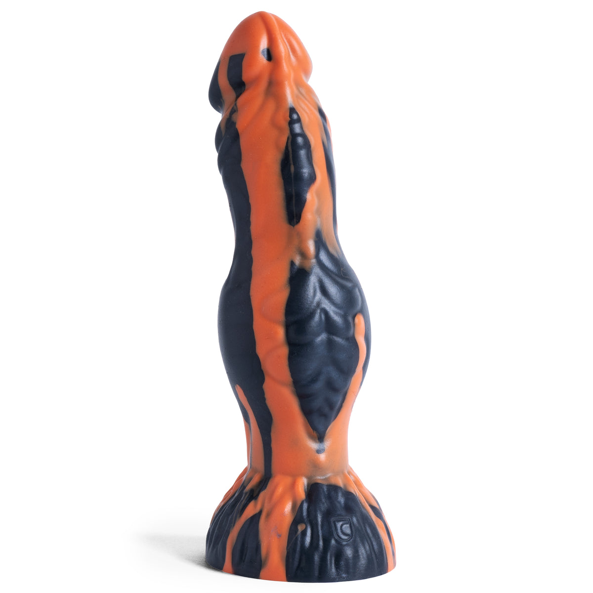 The Werewolf - Small Size - Super Soft Firmness - Ready Made, underside view, platinum-cure silicone dildo