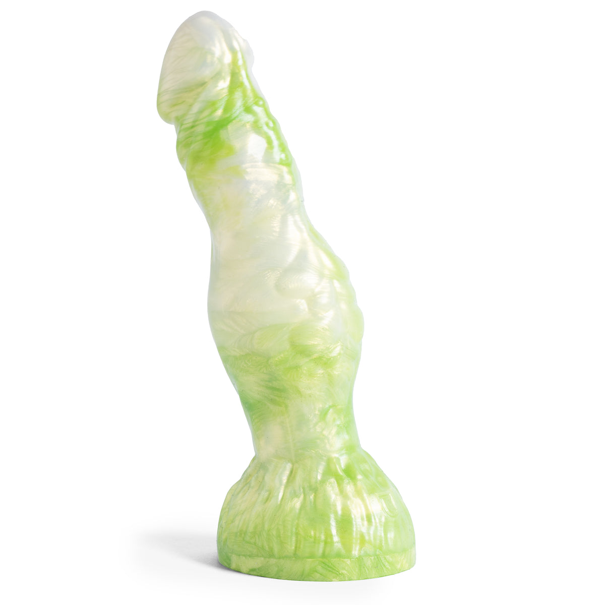 The Werewolf - Small Size - Super Soft Firmness - Ready Made - Almost Perfect, front view, platinum-cure silicone dildo