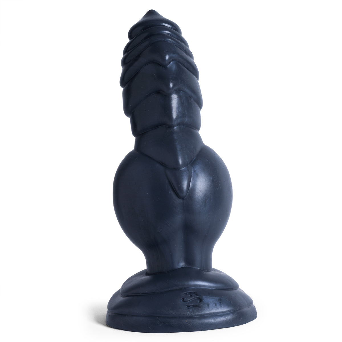 Sinnovator Warrior Dragon Dildo - Medium Size - Super Soft Firmness - Ready Made - Almost Perfect, front view, platinum-cure silicone dildo