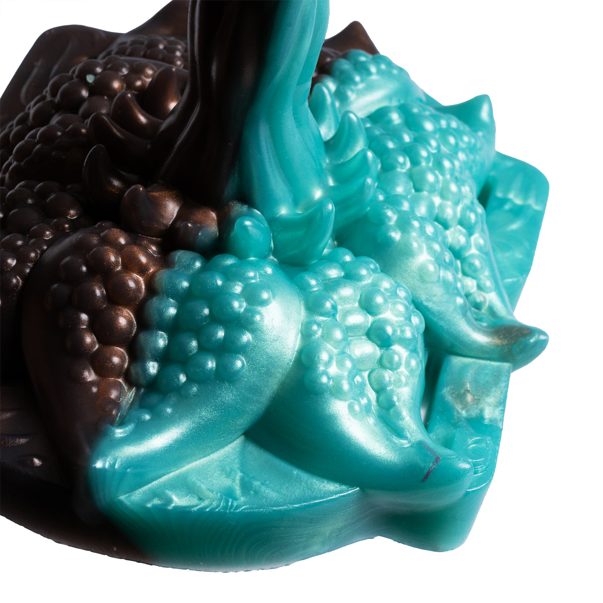The Petal Grinder - Super Soft Firmness - Ready Made - Bullet - Almost Perfect, angled view, second shot, platinum-cure silicone grinder
