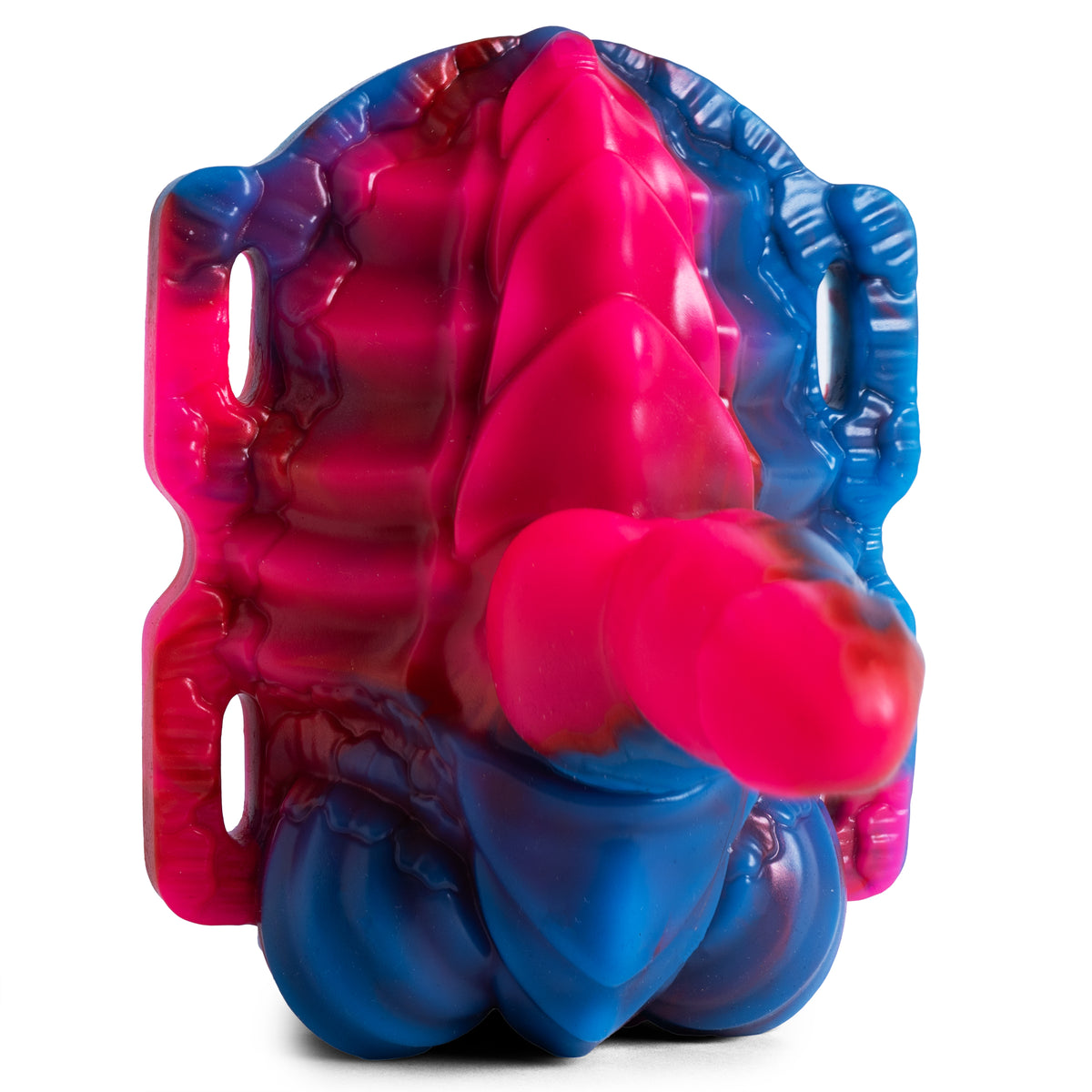 The Dragon Rider Grinder - Super Soft Firmness - Ready Made, front view, platinum-cure silicone grinder