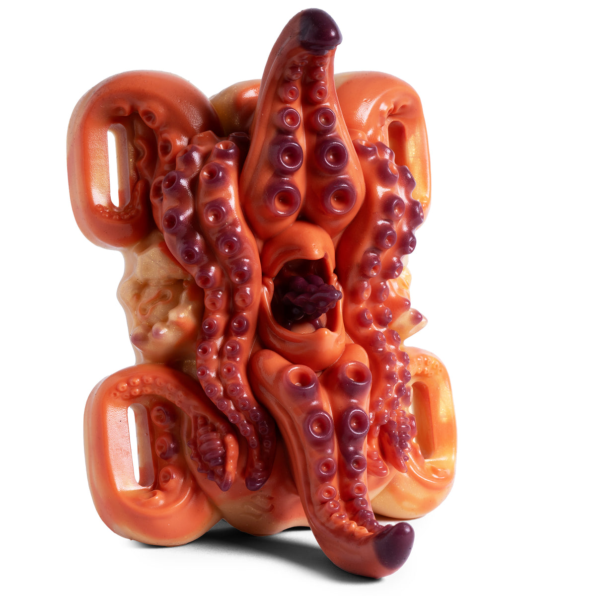 Sinnovator Scylla Grinder - Super Soft Firmness - Ready Made, front view, platinum-cure silicone grinder