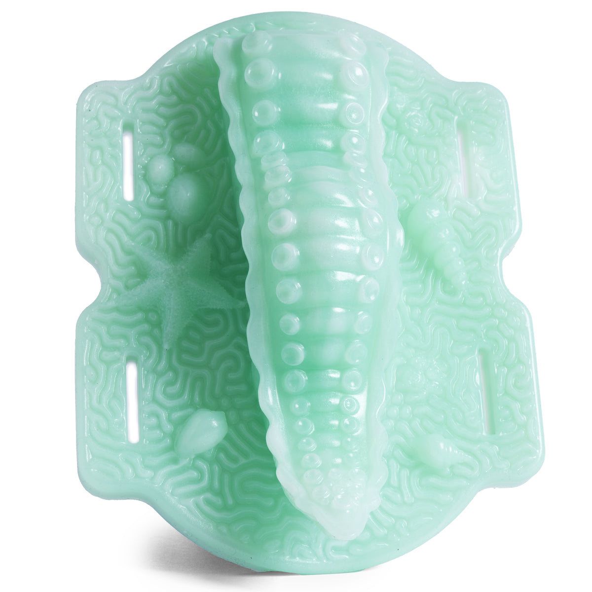 The Tentacle Grinder II - Medium Firmness - Ready Made - Bullet, front view, platinum-cure silicone grinder