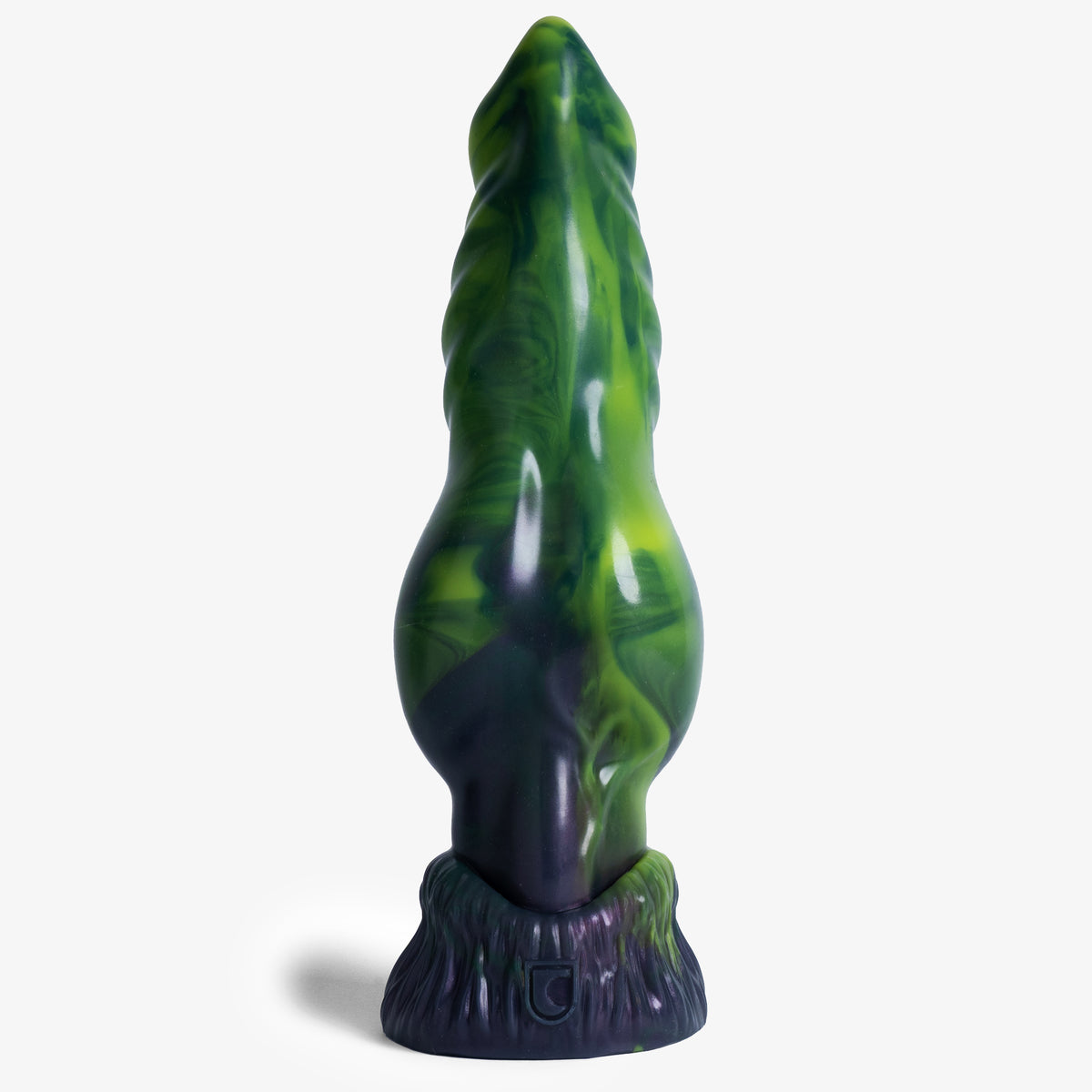 The Knot Dildo - X Large Size - Medium Firmness - Ready Made, front view, platinum-cure silicone dildo