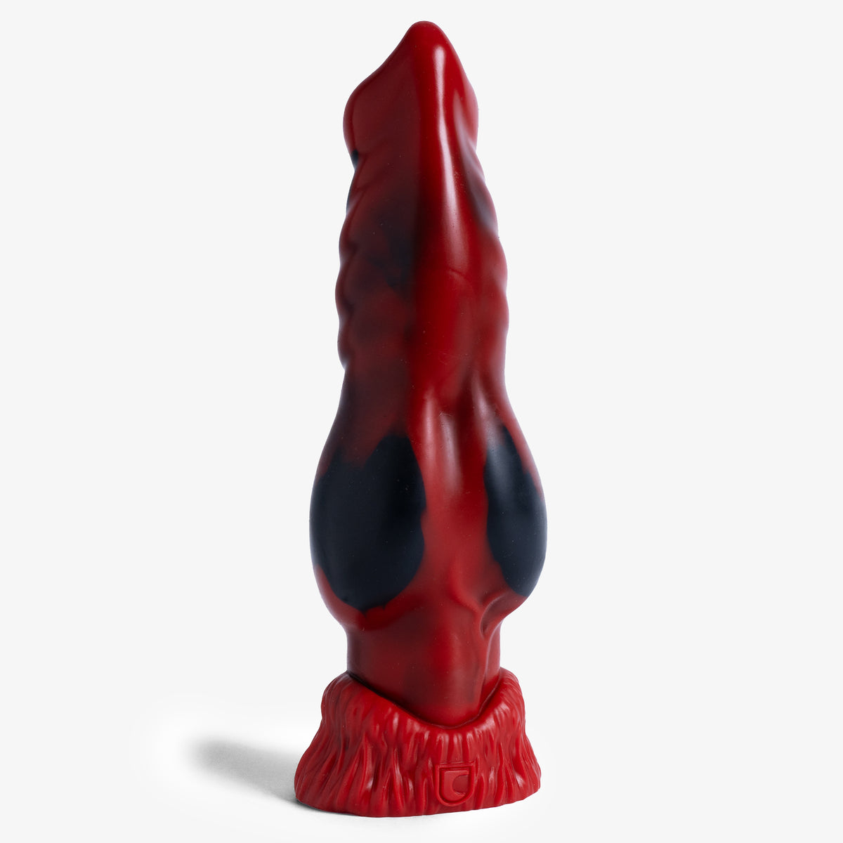 The Knot Dildo - Medium Size - Super Soft Firmness - Ready Made, front view, platinum-cure silicone dildo