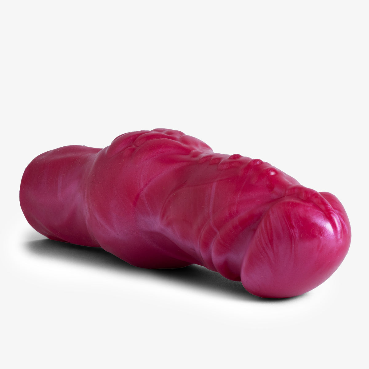 The Made To Measure Werewolf Extender - Super Soft Firmness - Ready Made, lying flat, platinum-cure silicone penis extender
