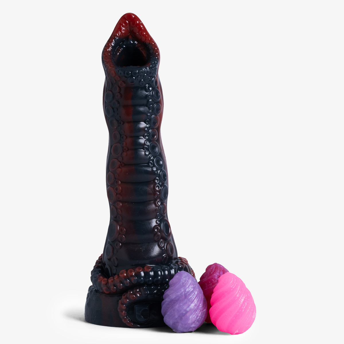 The Tentacle Ovipositor - Small Size - Super Soft Firmness - Ready Made, the full set, platinum-cure silicone ovipositor