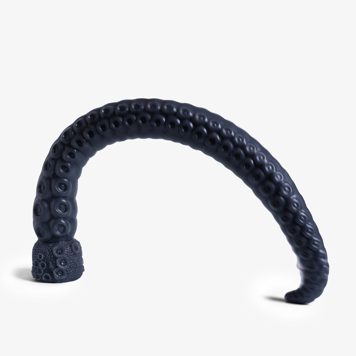 The Tentacle Depth Trainer III - Medium Size - Super Soft Firmness - Ready Made - Almost Perfect, angled view, platinum-cure silicone dildo