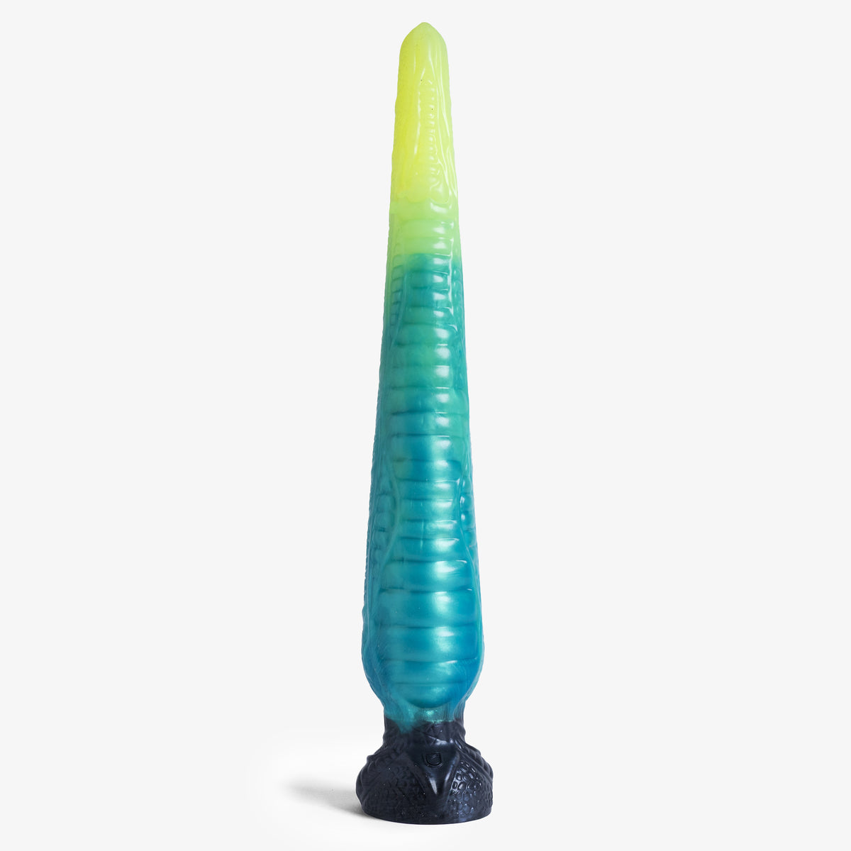 The Depth Trainer Dildo - Medium Size - Super Soft Firmness - Ready Made, front view, platinum-cure silicone dildo