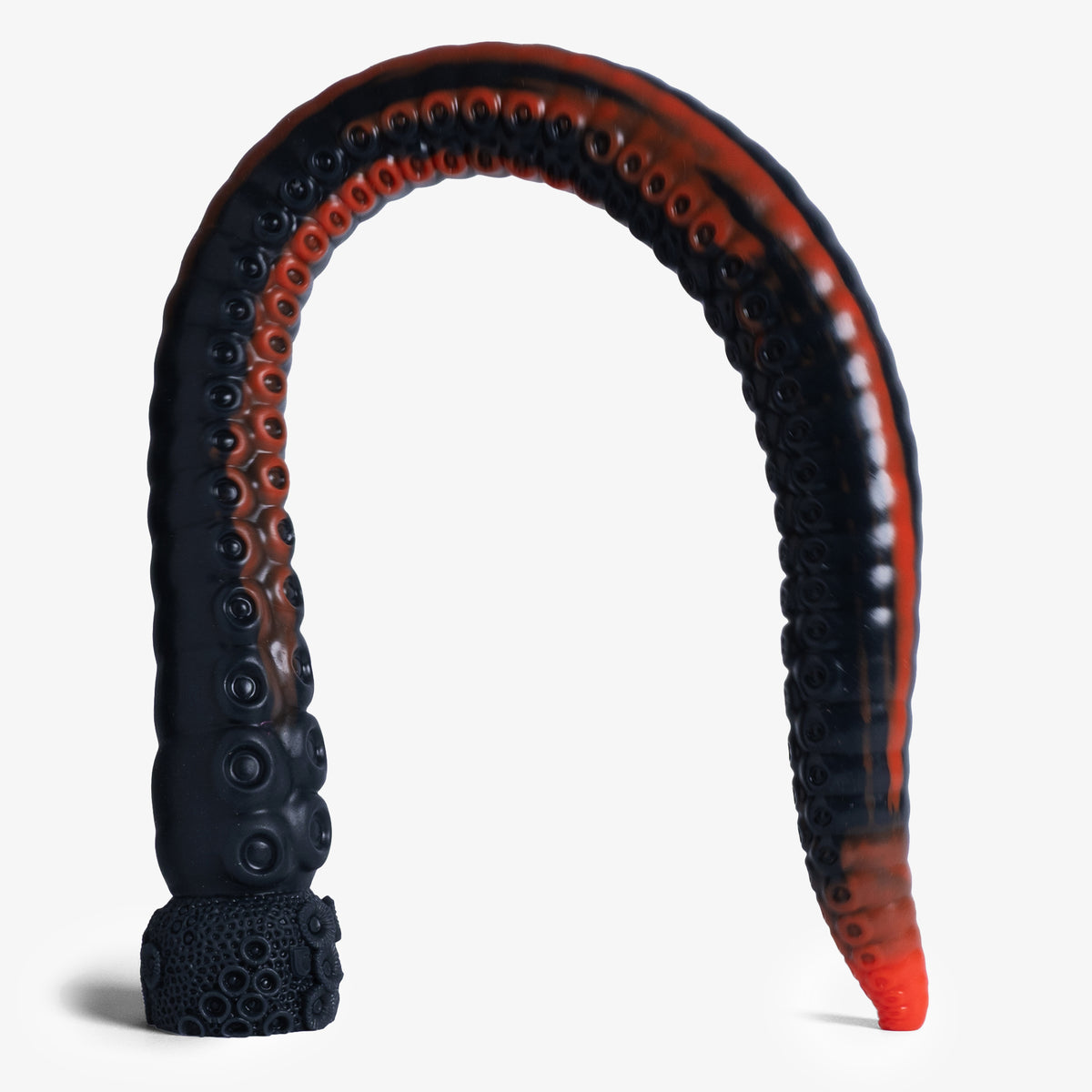 The Tentacle Depth Trainer III - Large Size - Super Soft Firmness - Ready Made, front view, platinum-cure silicone dildo