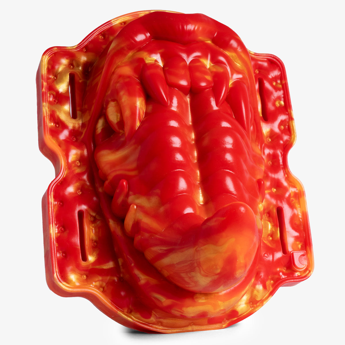 The Maw Grinder - Super Soft Firmness - Ready Made - Bullet Hole - Almost Perfect, front view, platinum-cure silicone grinder