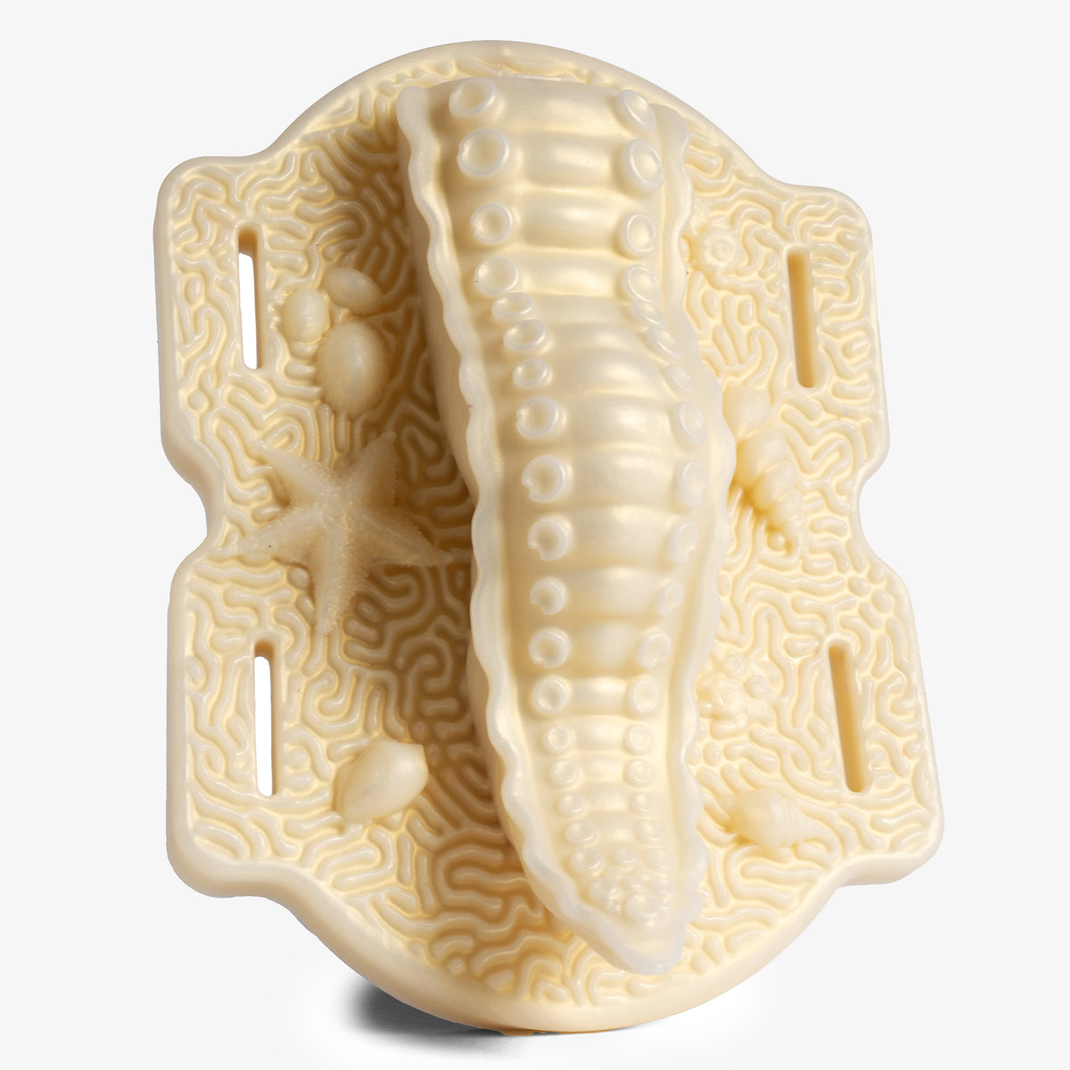 The Tentacle Grinder II - Medium Firmness - Ready Made - Bullet Hole - Almost Perfect, front view, platinum-cure silicone grinder