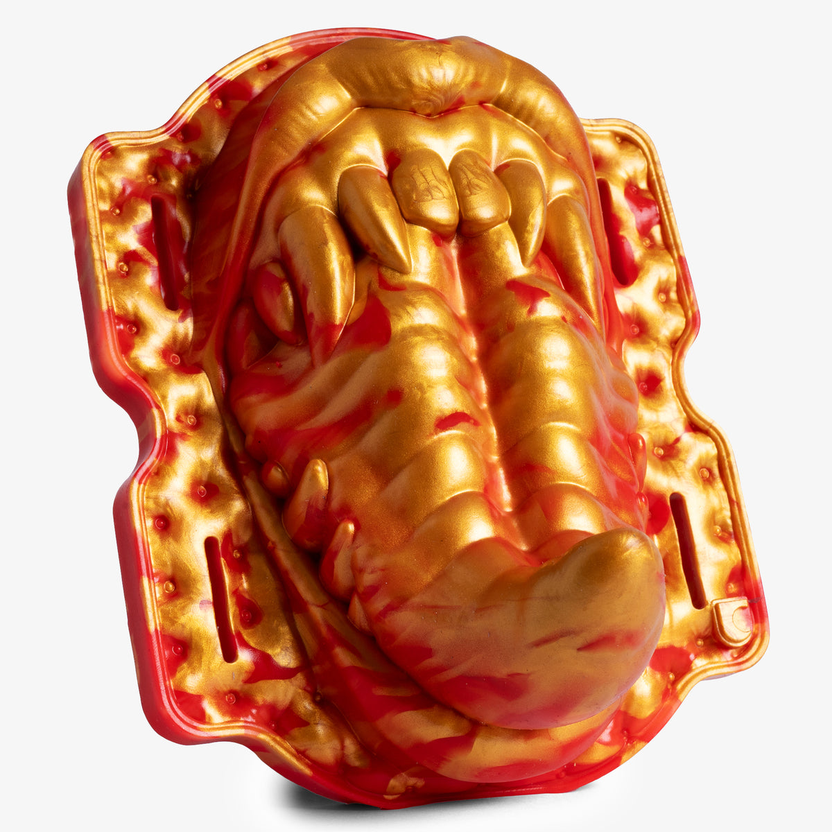The Maw Grinder - Super Soft Firmness - Ready Made - Bullet Hole, front view, platinum-cure silicone grinder