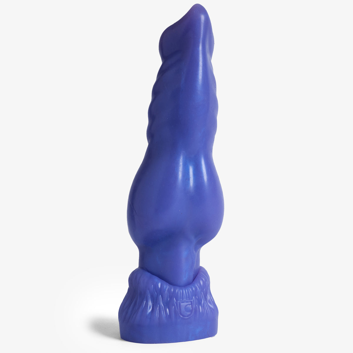 The Knot Dildo - Large Size - Super Soft Firmness - Ready Made - Almost Perfect, front view, platinum-cure silicone dildo