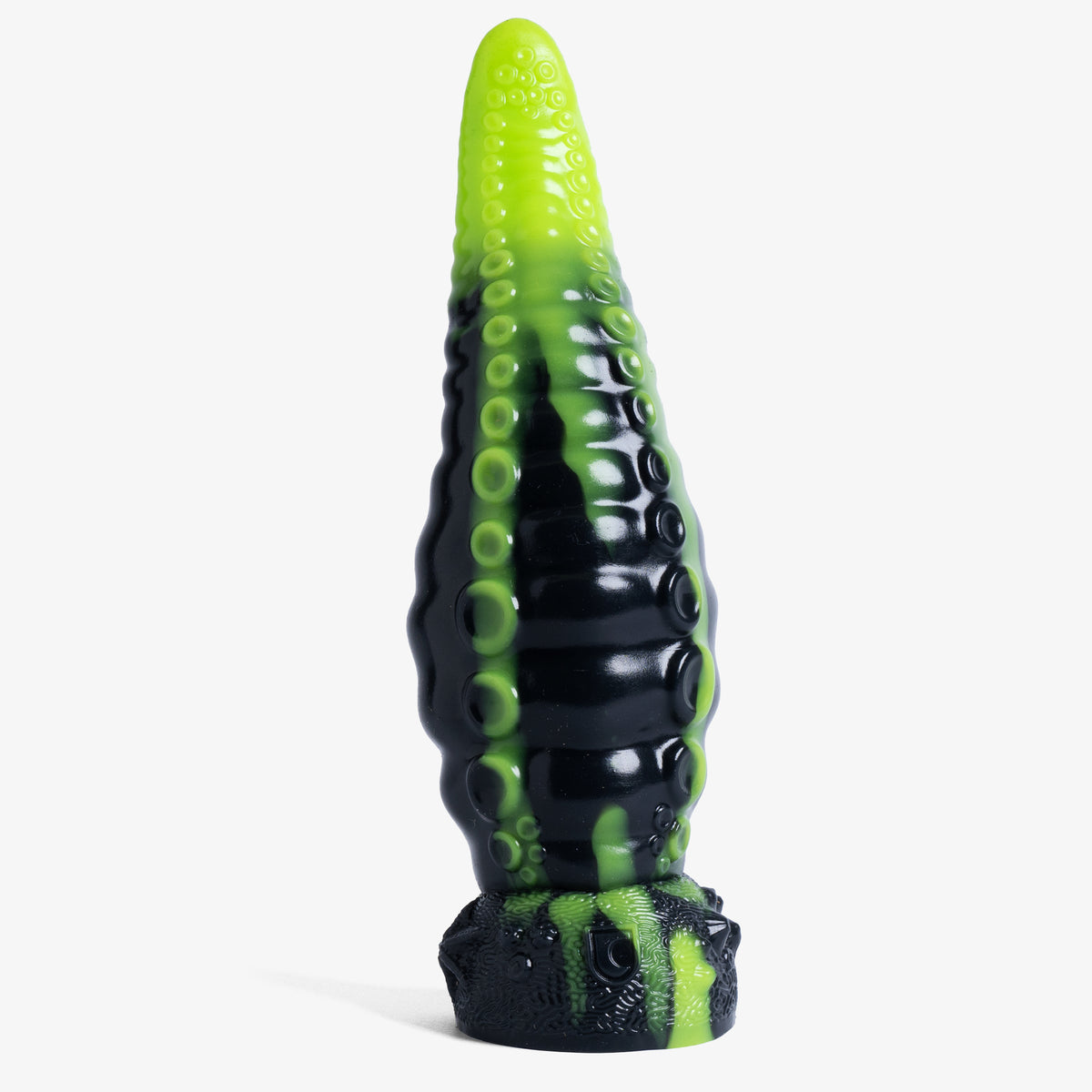 The Tentacle: Knot Dildo - Small Size - Super Soft Firmness - Ready Made, front view, platinum-cure silicone dildo