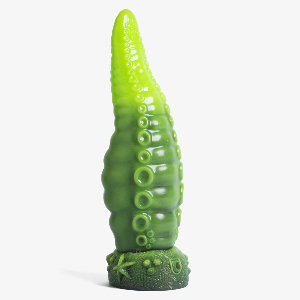 The Tentacle: Knot Dildo - Small Size - Super Soft Firmness - Ready Made, front view, platinum-cure silicone dildo