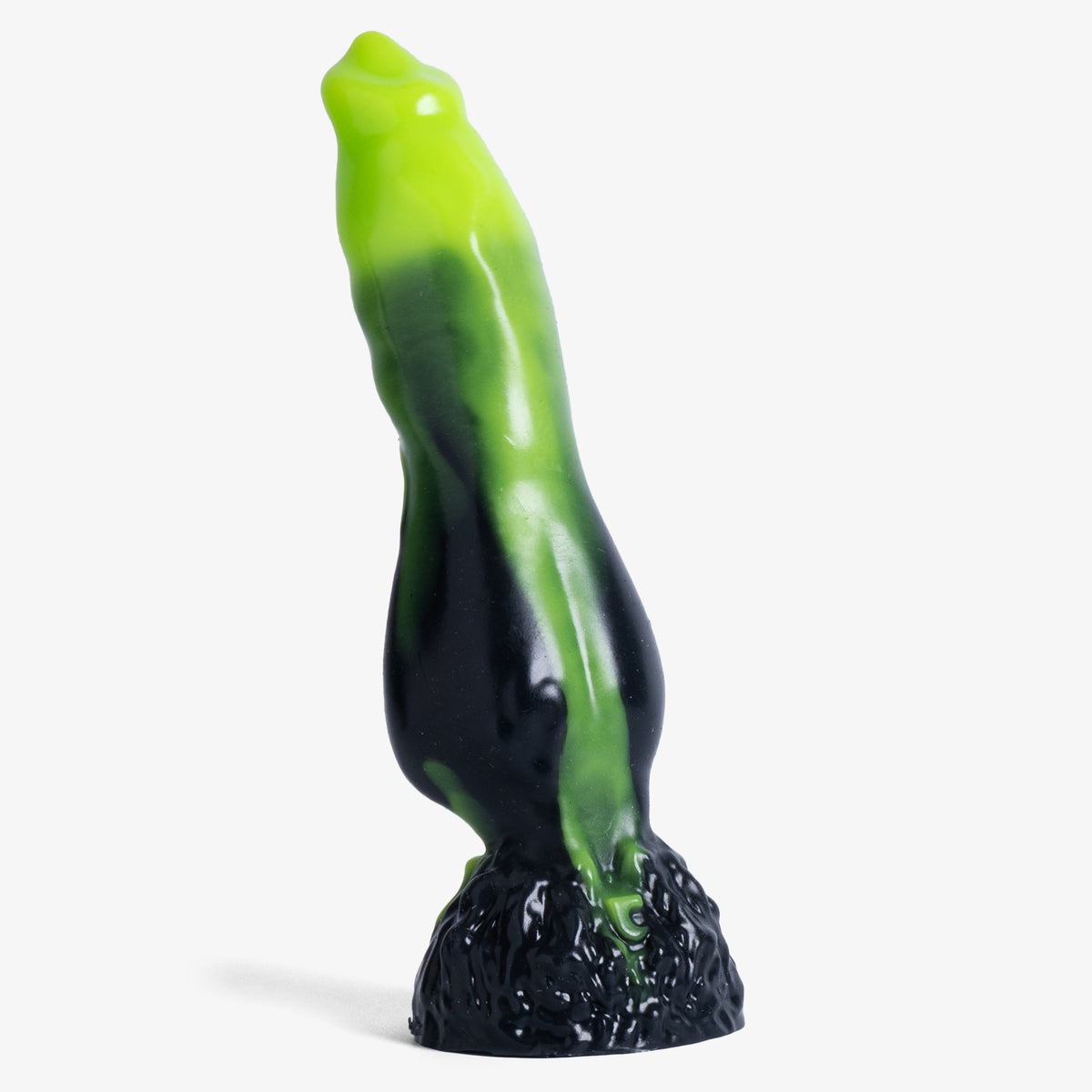 The Knot II Dildo - Small Size - Super Soft Firmness - Ready Made, front view, platinum-cure silicone dildo