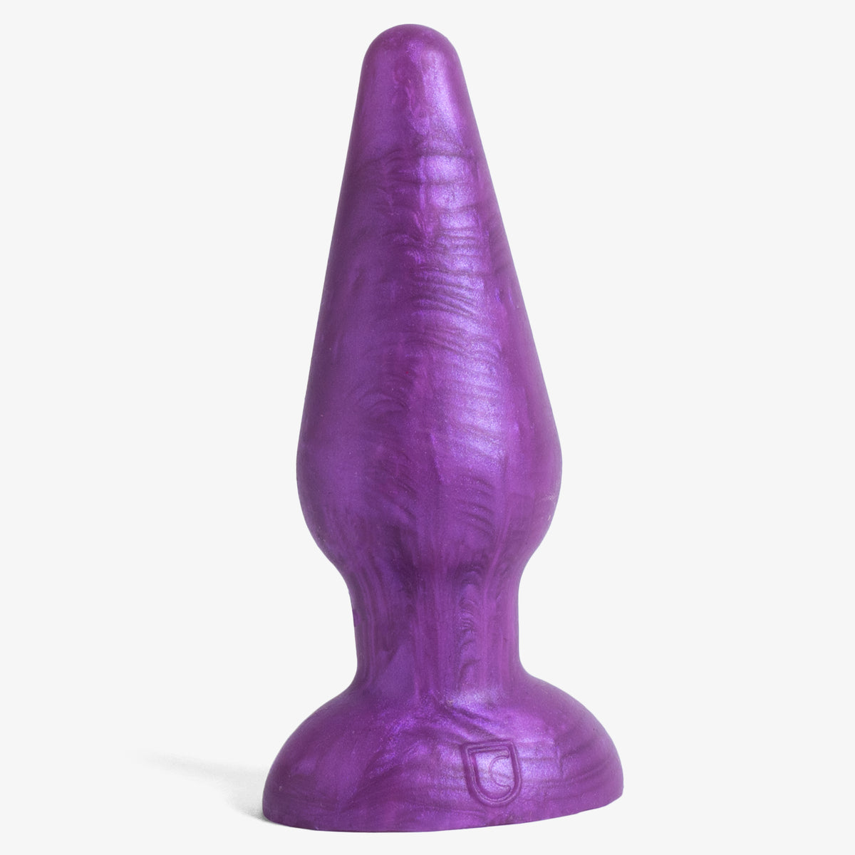 The Plug - Small Size - Super Soft Firmness - Ready Made, front view, platinum-cure silicone butt plug