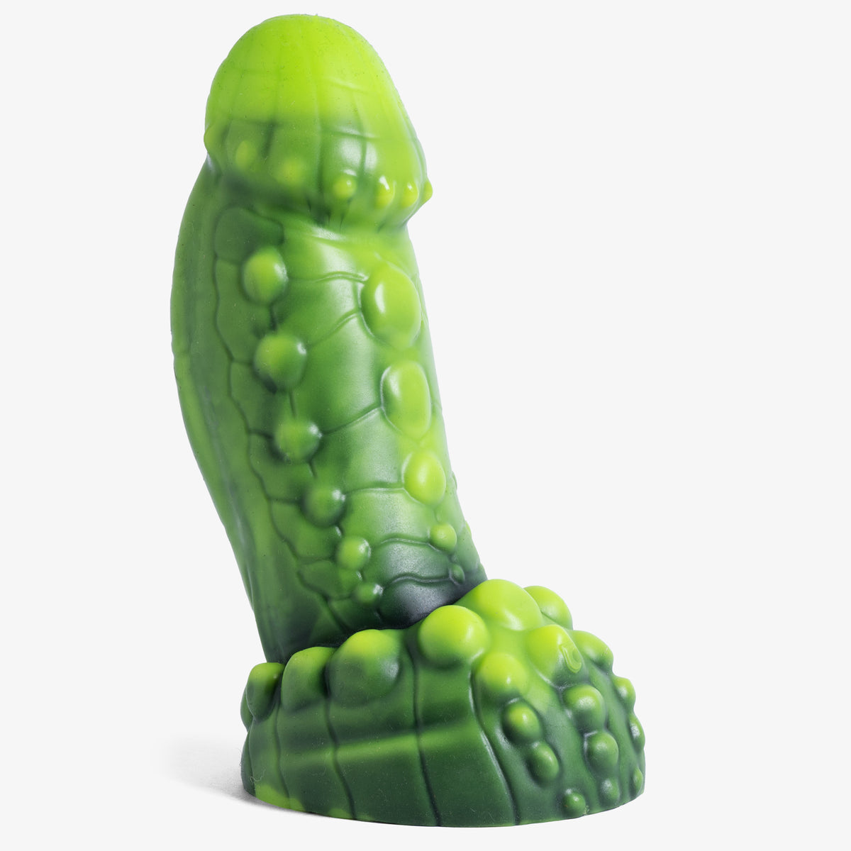 Goblin II Dildo - Small Size - Super Soft Firmness - Ready Made, front view, platinum-cure silicone dildo