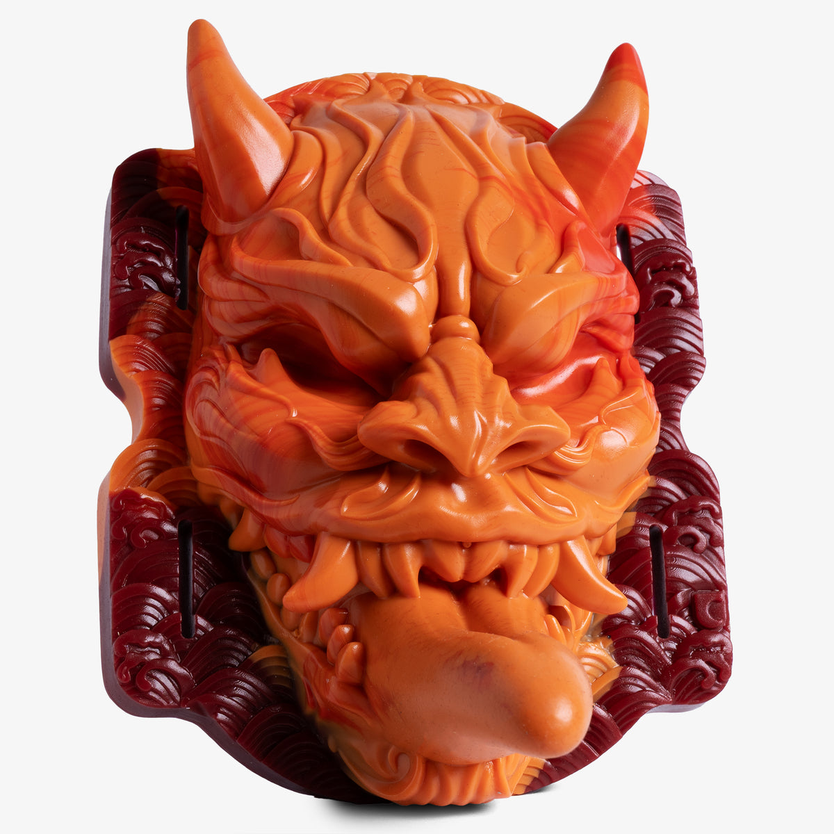 The Dragon Oni Grinder - Super Soft Firmness - Ready Made, front view, platinum-cure silicone grinder