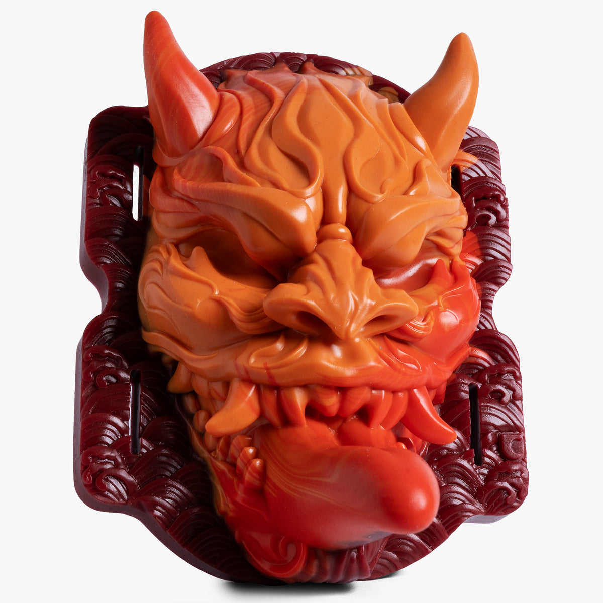The Dragon Oni Grinder - Super Soft Firmness - Ready Made, front view, platinum-cure silicone grinder