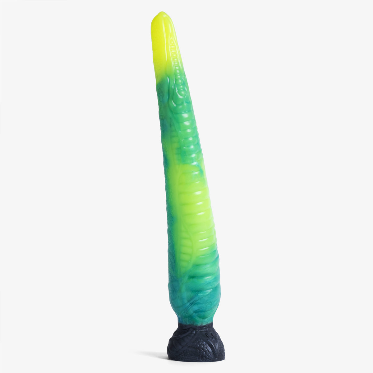 The Depth Trainer Dildo - Medium Size - Super Soft Firmness - Ready Made, front view, platinum-cure silicone dildo