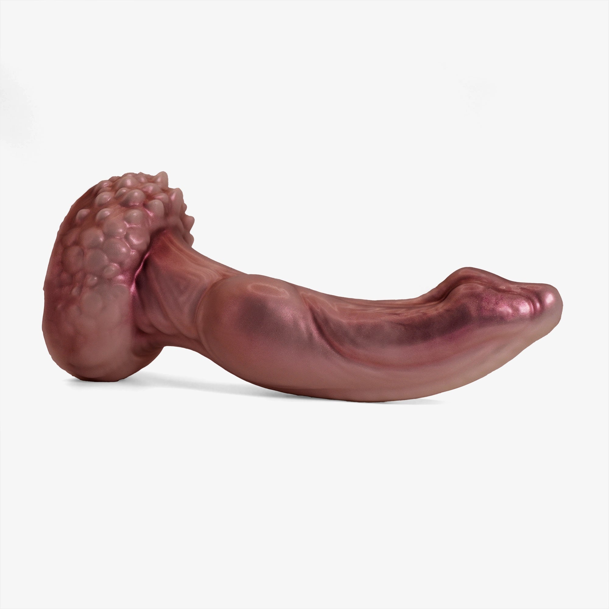 The dragon: knot i dildo laying down.