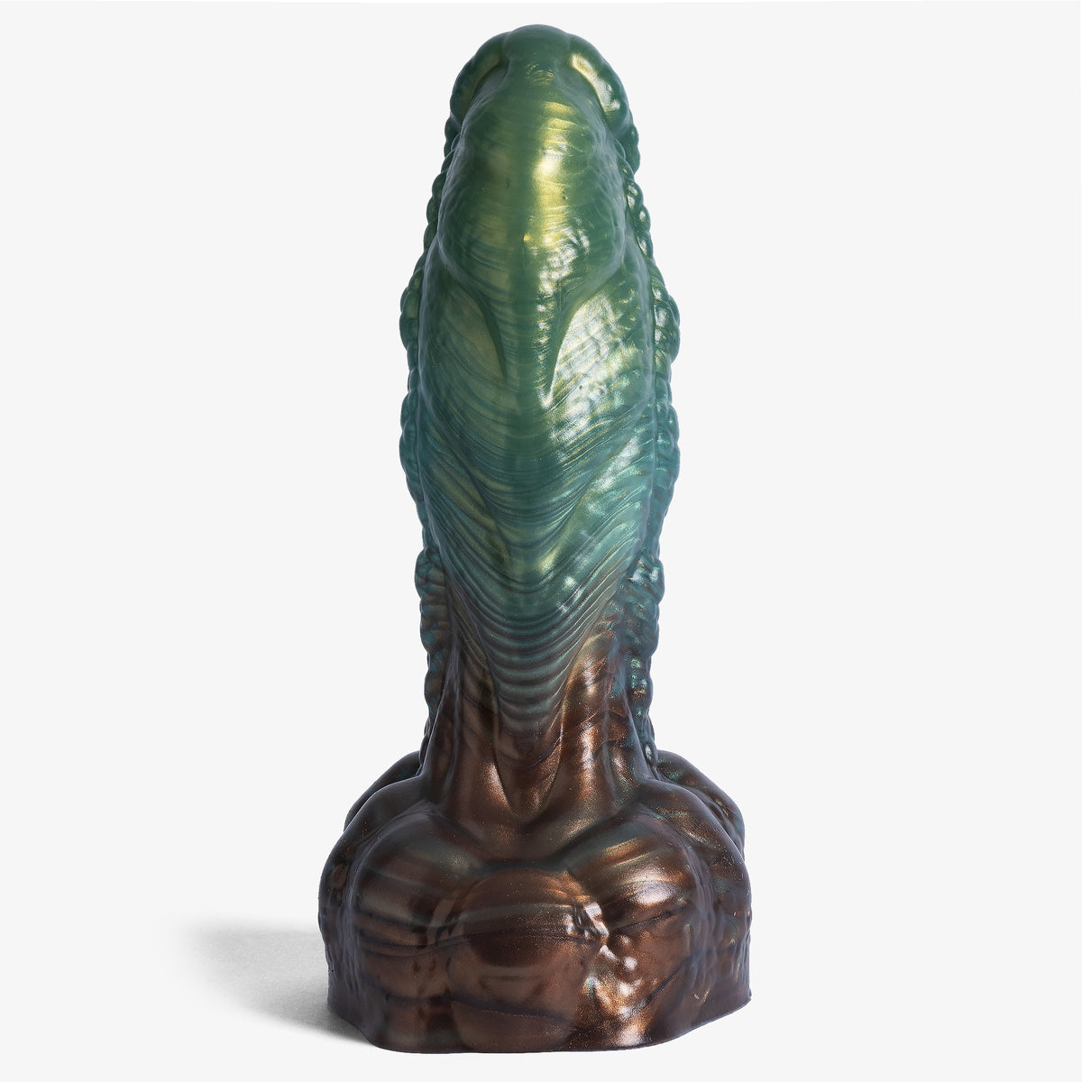 The Golem Dildo, front view, shot 4, platinum-cure silicone dildo