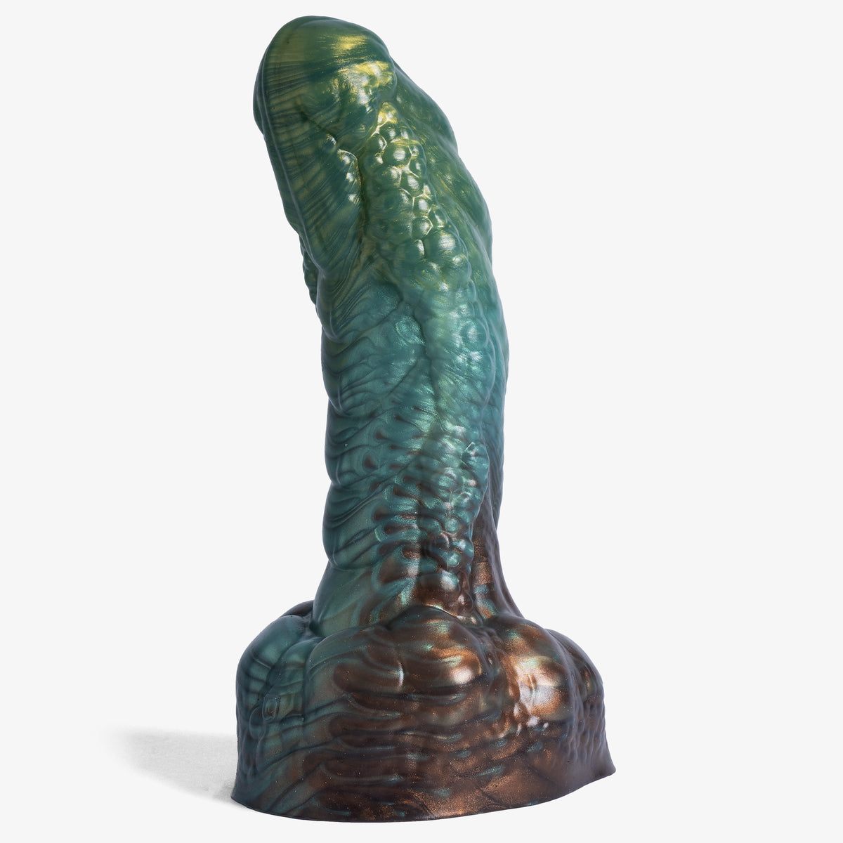 The Golem Dildo, front view, shot 6, platinum-cure silicone dildo