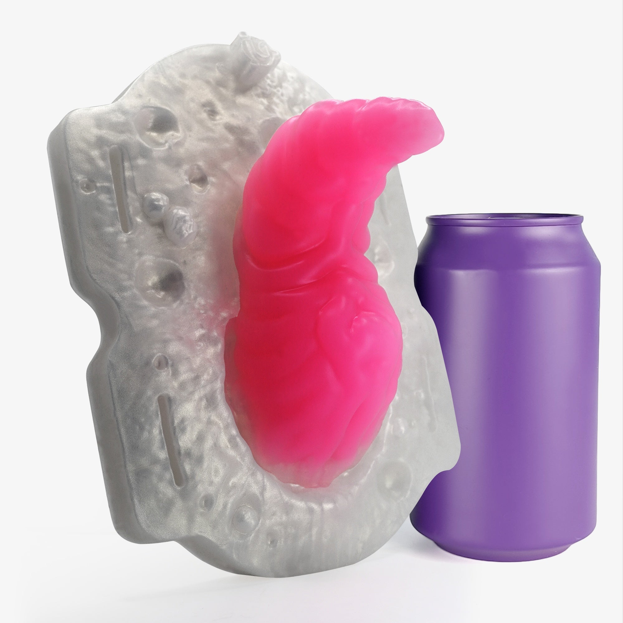 The lunar grinder size comparison next to 330ml can.