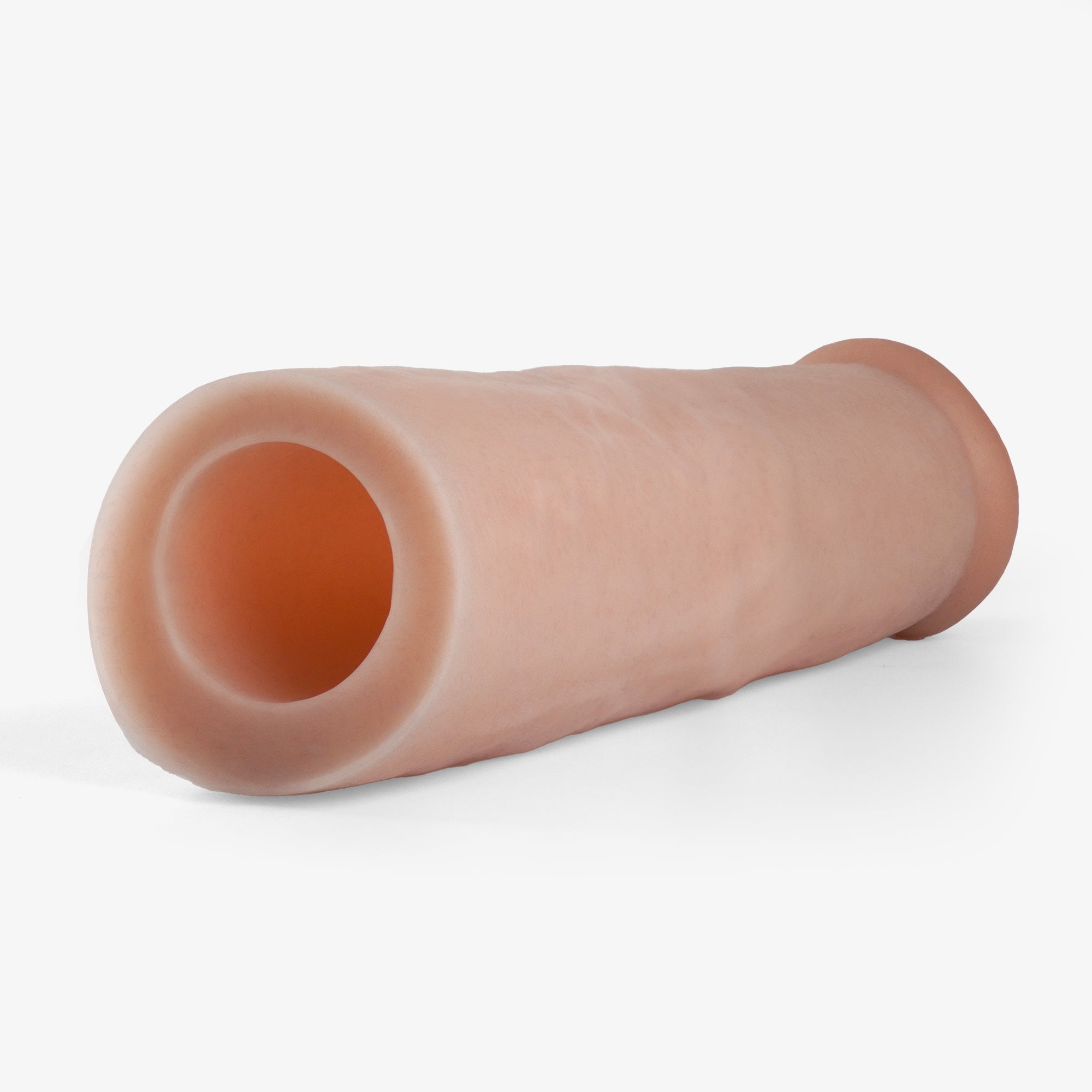 The made to measure pt penis extender laying down.