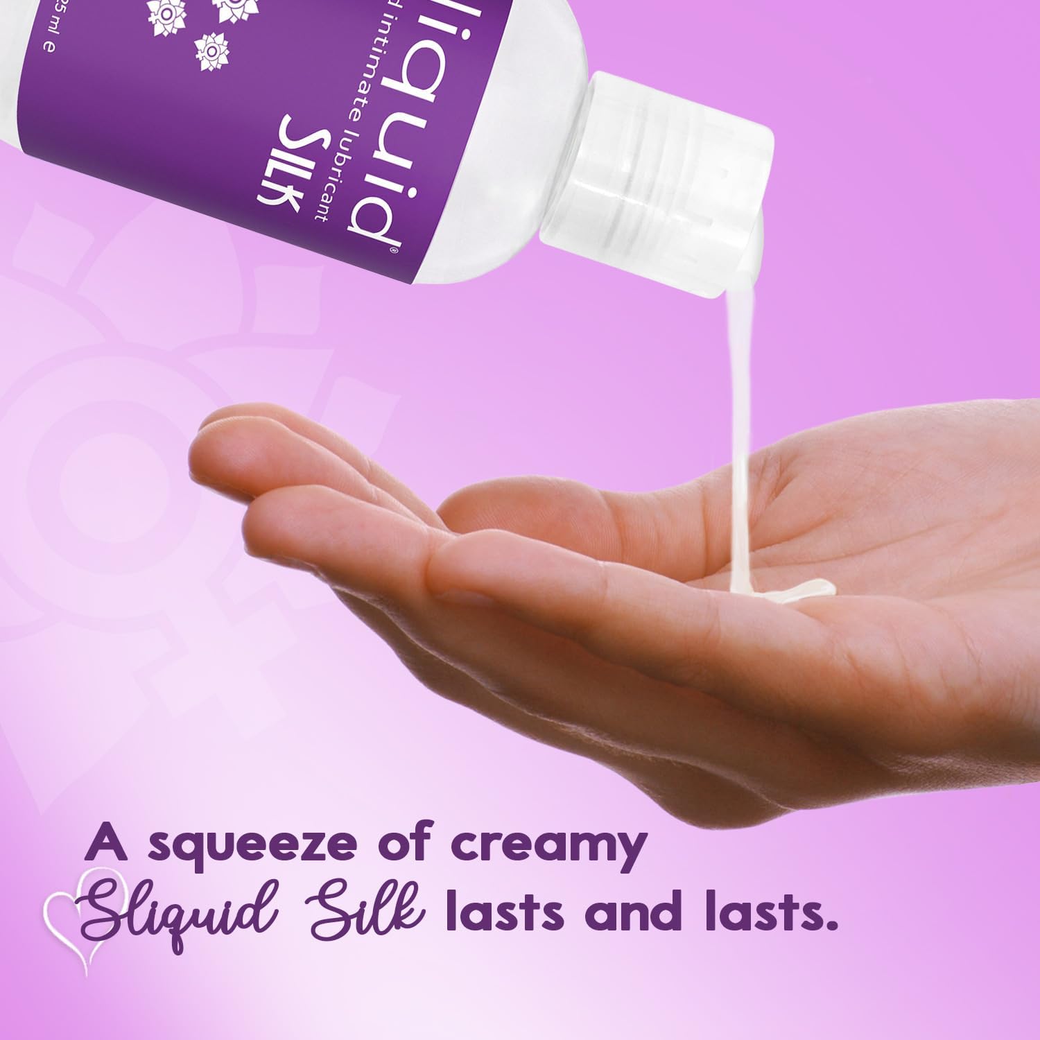 Sliquid silk original hybrid-based lubricant 4.2oz/125ml more unique selling points.