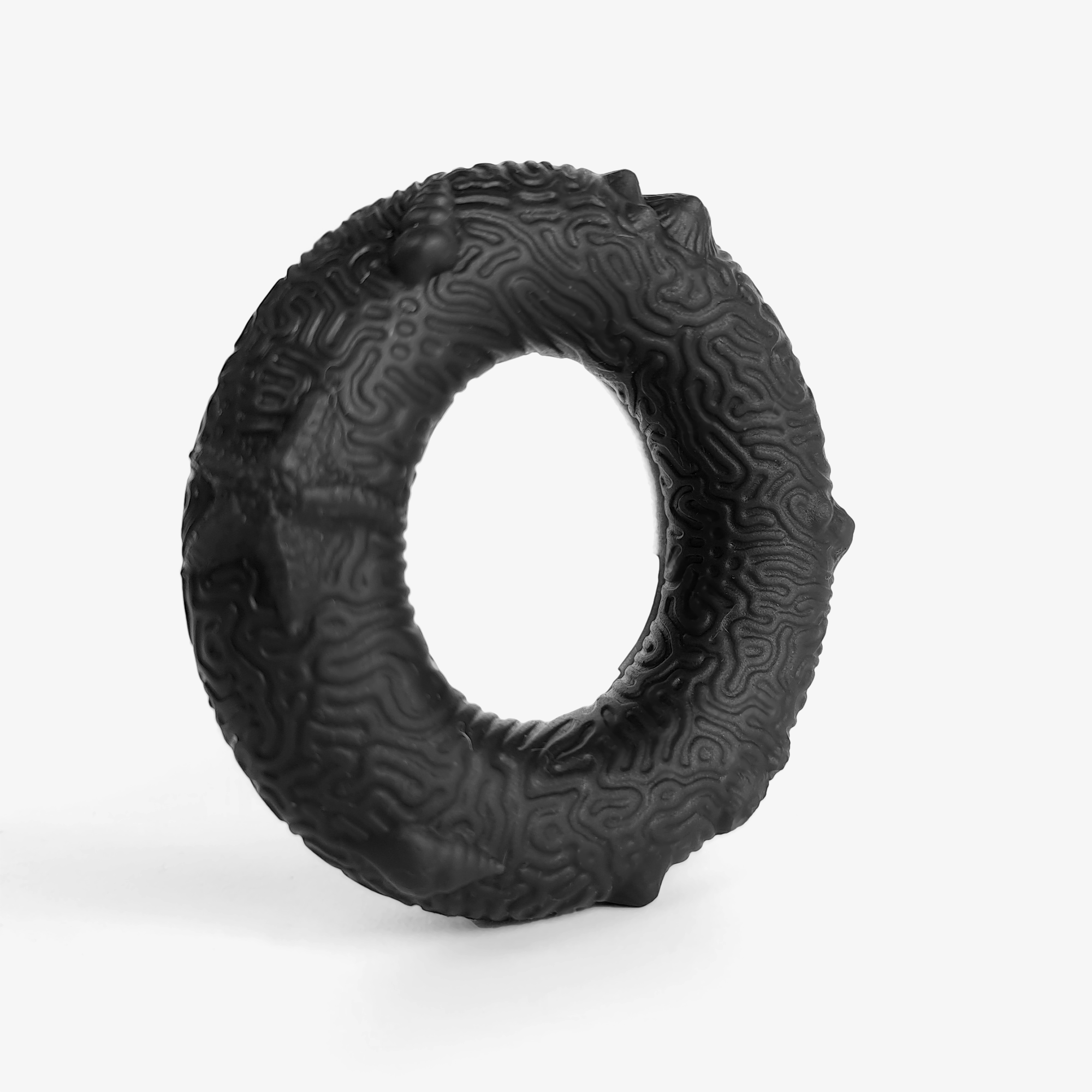 The coral cock ring front.