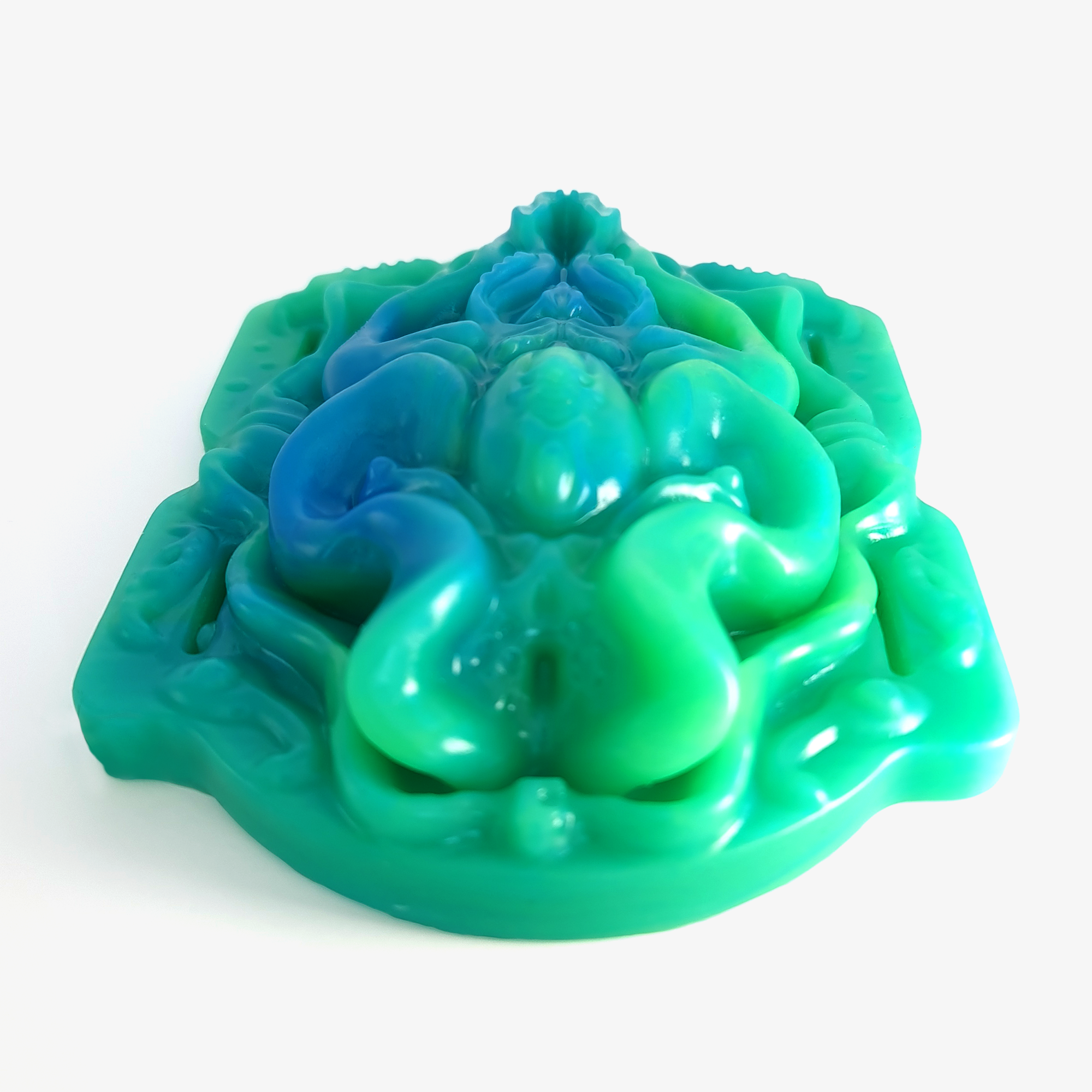 The magic pendant grinder laying down front.