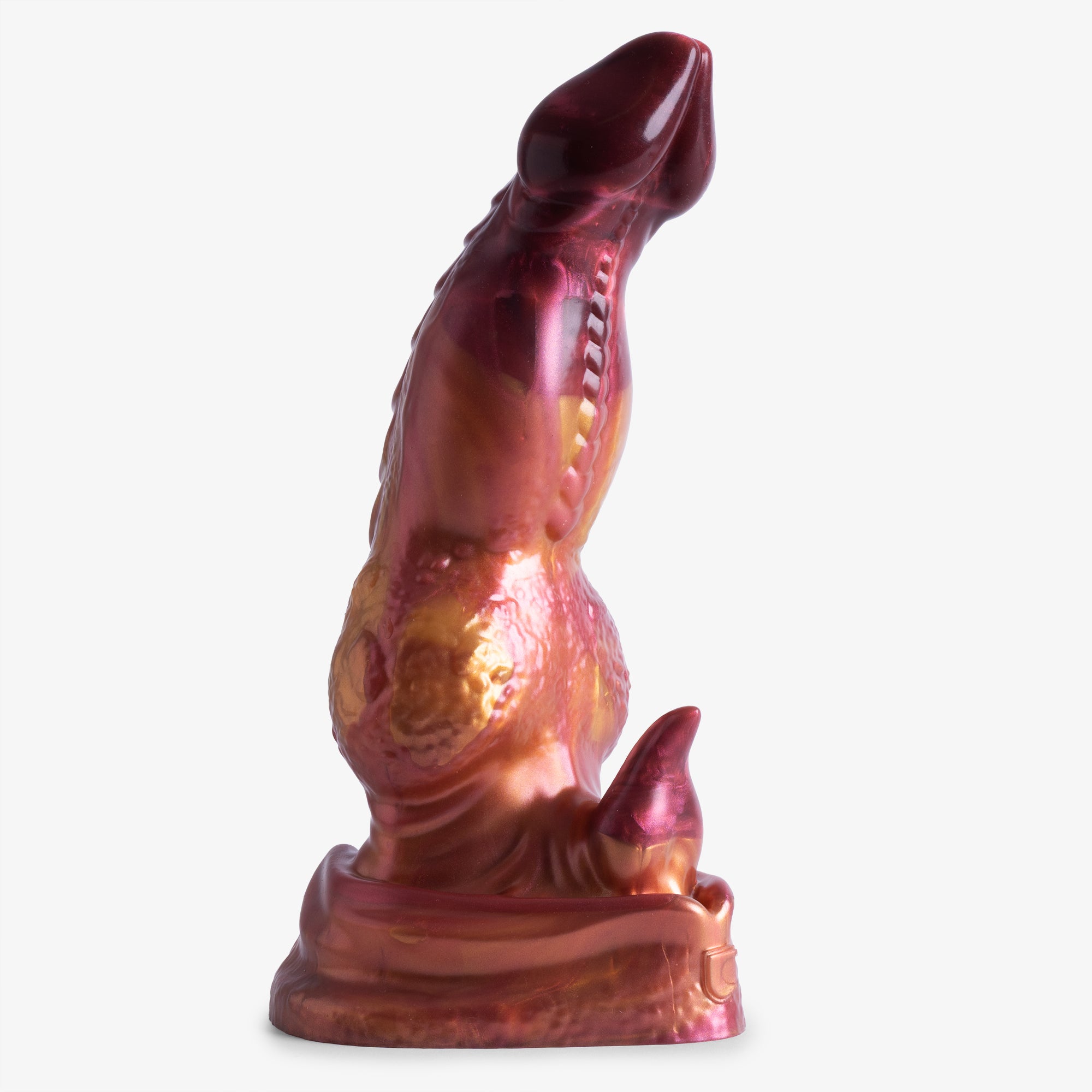 Le Dragon: Dildo Nœud IV - Taille Moyenne - Fermeté Super Douce - Prêt à l'emploi