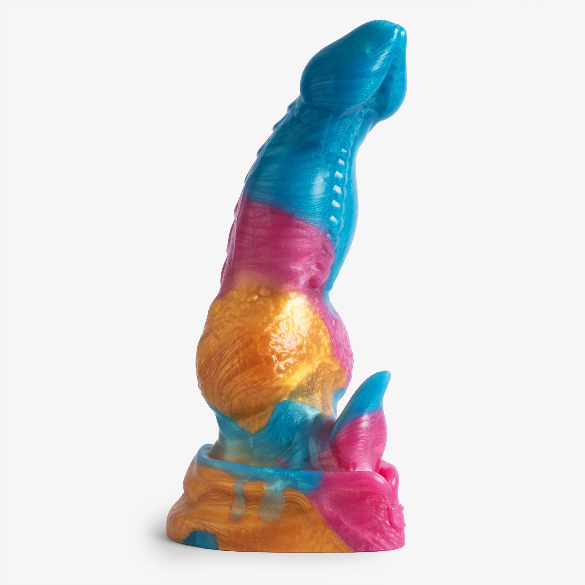 Der Drache: Knoten IV Dildo – Kleine Größe – Superweiche Festigkeit – Fertig zum Mitnehmen